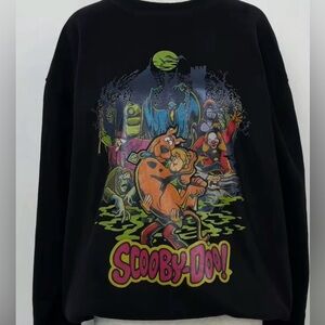 Spooky Scooby doo creepy castle Crew neck Sweater
